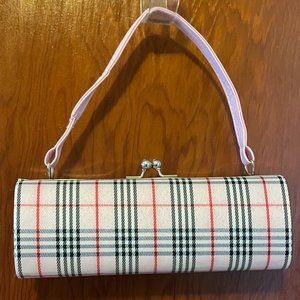 Plaid Satchel
